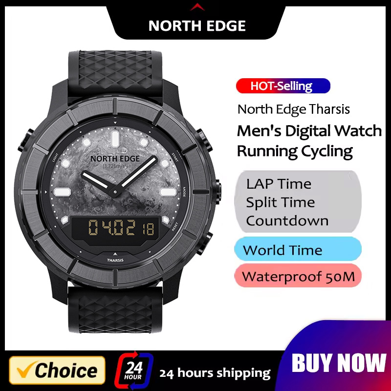 Altimeter Compass Watch - NORTH EDGE 2026 THARSIS Men‘s Carbon