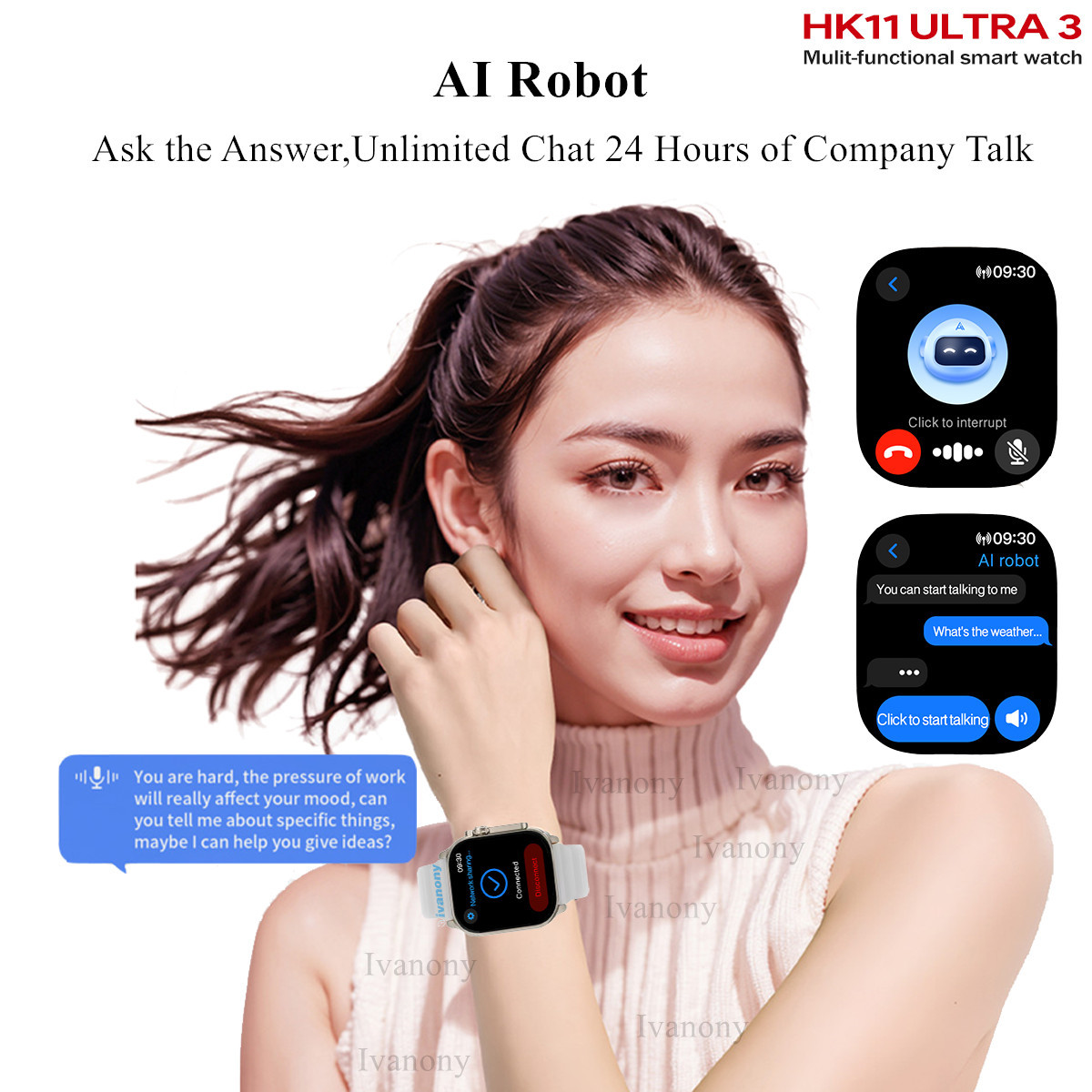 New Smart Watch HK11 Ultra 3 4 - Smartwatch Watches Price review and price