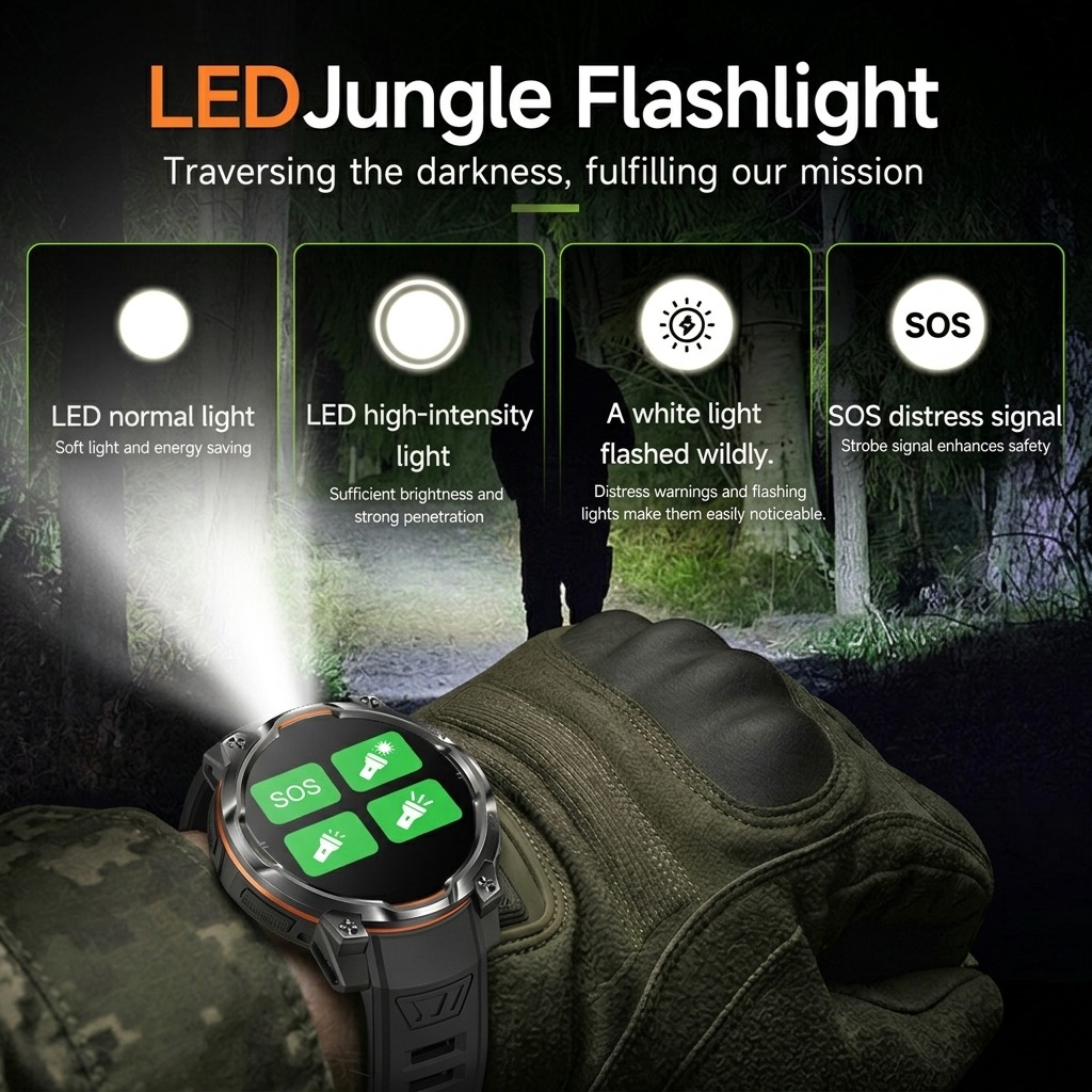 New 1200mAh Battery Military S - Watch Vs Smartwatch review and price