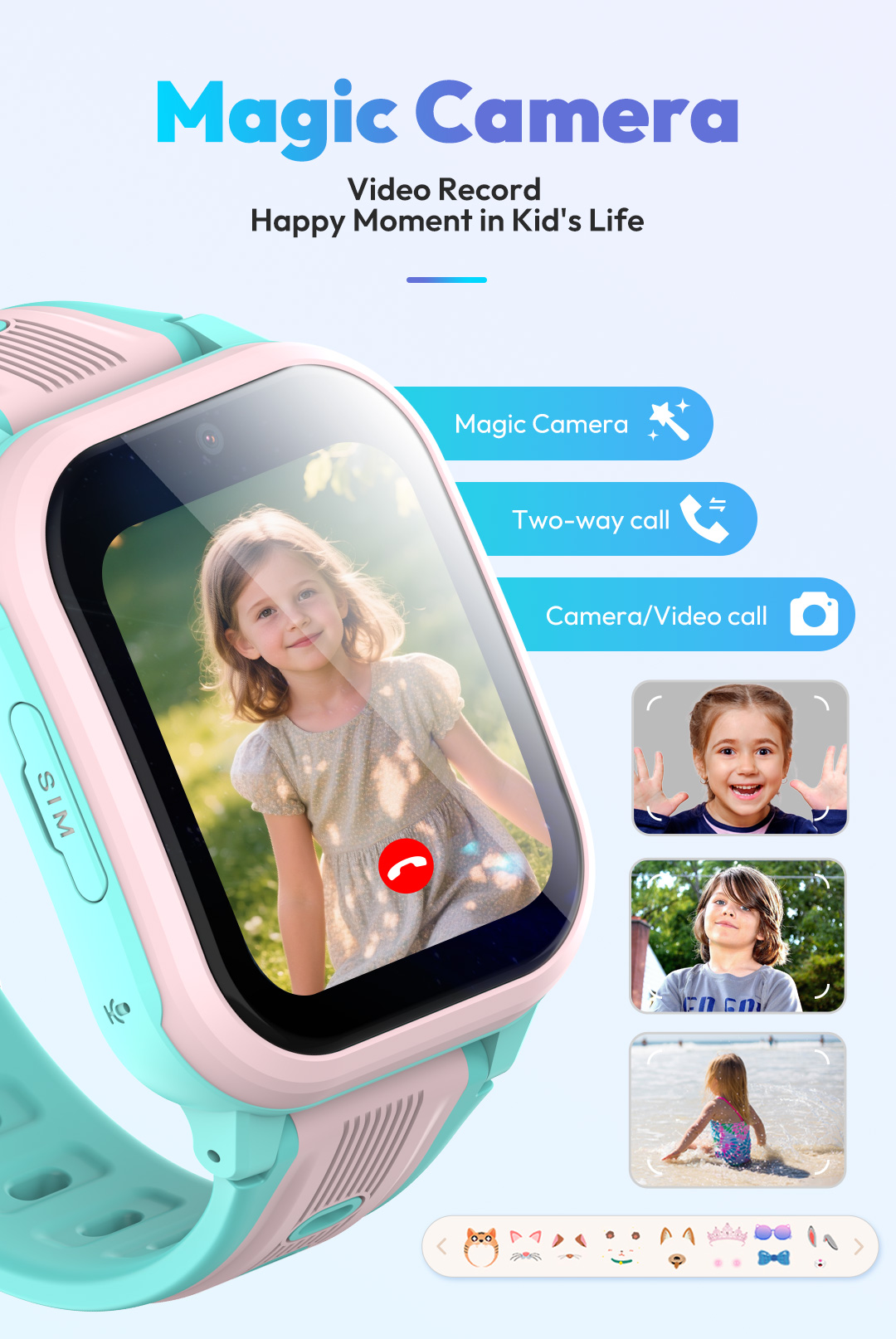 KT41 Smart Watch - 4G Phone Ch - Smartwatch Watches For Kids With Gps review and price