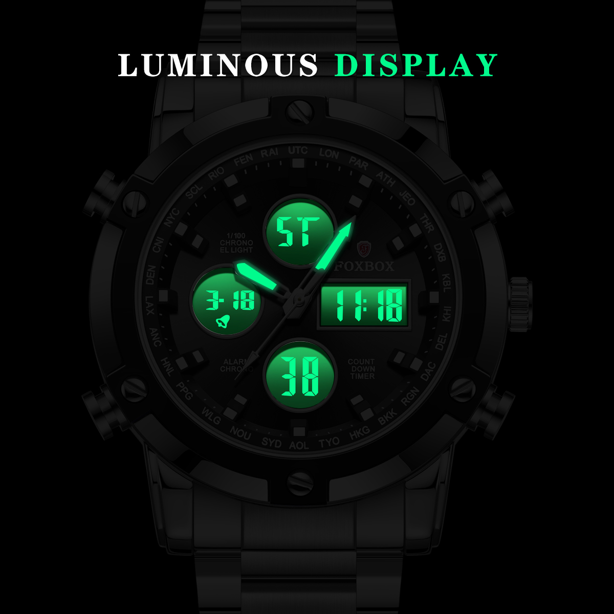 LIGE Three Time Quartz Mens Wa - Timex Watches Smartwatch review and price
